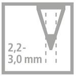 STABILO Graphite Pencil Othello ARTY - Pack of 6 - Assorted Grades - 2B, B, HB, F, H, 2H