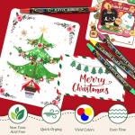 Betem 60 Colors Dual Tip Acrylic Paint Pens Markers, Premium Acrylic Paint Pens Stocking Stuffers for Rock Painting, Wood, Canvas, Glass, Ceramic Surfaces, Christmas Gifts for Teens DIY Art Supplies