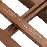 MEEDEN PRO Large Tabletop Painting Easel - Assembly-Free Desktop Art Easel for Canvas Up to 27.5" - H Frame Adjustable Beech Wood Stand Easel for Painting