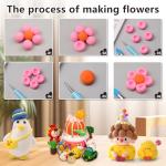 10 Pcs Silicone Clay Tools, Silicone Sculpting Tools, Polymer Clay Tools, Dotting Tools for Painting, Silicone Brushes for Crafts, Nails