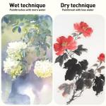 Watercolor Paint Set 100 Colors botkc Travel Water Colors kit with 7 Brushes 8 Watercolor papers Palette set Including Metallic and Accessories Art Supplies Gifts for Kids Artists Teens Adults and Hobbyists