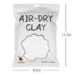 Cutedeer White Air Dry Clay, 1.1lb Foam Modeling Clay, Soft Squishy Molding for Kids Adults, Arts & Crafts Project Slime Supplies(1.1lb - 1 Pack, White)