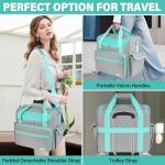 Craft Bag for Scrapbook Supplies, Large Scrapbook Tote with 15.6'' Laptop Sleeve, Art Supply Storage Bag with Multiple Pockets for Scrapbooking Tools, Gray