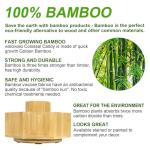 walowalo Bamboo Rotating Art Supply Organizer Holds 800+ Pencils Spinning Crayon 160 Marker Organzier Holder Christmas Gift Desk Brush Storage for Office Classroom Organization Stationary (Larger VER)