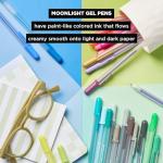SAKURA Gelly Roll Moonlight 10 Gel Pens - Bold Point Ink Pen for Journaling, Art, or Drawing - for Art Gifts, DIY Projects - Assorted Bright Ink - Bold Line - 10 Pack