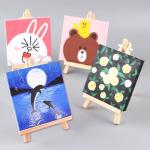 12 Pack 9 Inch Wood Easels, Easel Stand for Painting Canvases, Tripod, Kids Student Tabletop Easels for Painting, Art Craft Painting Easel Stand for Artist Adults Students