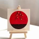 12 Pack 9 Inch Wood Easels, Easel Stand for Painting Canvases, Tripod, Kids Student Tabletop Easels for Painting, Art Craft Painting Easel Stand for Artist Adults Students