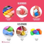 Air Dry Clay for Kids & Adults - Magic Modeling Clay Kit: 50 Vibrant Colors, 100 Googly Eyes, Soft & Safe Material - Creative Fun Arts and Crafts Set