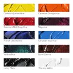 Winsor & Newton Winton Oil Color Paint Set, 10 x 12ml (0.4-oz) Tubes