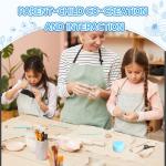 16 PCS Clay Tools Kit for Pottery & Polymer Clay – Air Dry Clay Sculpting Tools Set for Kids & Adults, Includes Dotting, Carving, Molding, Modeling, and Shaping Tools for Pottery Craft