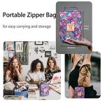 KALOUR 72 Colored Pencils for Adult Coloring Book,With Coloring Book,Zipper Slot Pencil Case,with Sharpener,Soft Core,7 Metallic Color,Ideal for Layering Blending,for Artists Beginners Kids(Pink)