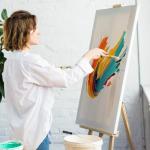 ESRICH Stretched Canvas for Painting 16x20 Inch, 6Pack Large Canvas for Painting, Primed Acid-Free Cotton Blank Canvases, Art Paint Canvases for Oil Paint,Watercolor,Acrylic Paint,Gouache and Tempera.