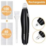 Electric Eraser for Artists, AFMAT Rechargeable Electric Eraser Kit,140 Refills for Drafting, Electric Pencil Eraser - Battery Operated for Drawing Pencils, Crafts, Arts