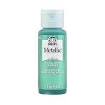 FolkArt Metallic Acrylic Paint in Assorted Colors (2 Ounce), 653 Emerald Green