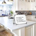 Small Dry Erase White Board – TANKEE Magnetic Desktop Foldable Whiteboard Portable Mini Easel Double Sided on Table Top with Holder for Drawing, Teacher Instruction, Memo Board