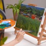 MEEDEN Stretched Canvas, 16 × 20 Inch, Pack of 6, Blank White Canvases for Painting, 100% Cotton, 8 oz Gesso-Primed, Pre-Stretched Canvas for Acrylic Oil Pouring & Airbrushing Painting