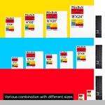 MEEDEN Stretched Canvas, 16 × 20 Inch, Pack of 6, Blank White Canvases for Painting, 100% Cotton, 8 oz Gesso-Primed, Pre-Stretched Canvas for Acrylic Oil Pouring & Airbrushing Painting