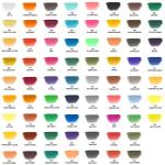 Artecho 72pcs Soft Pastels, 70 Colors Including 4 Fluorescent Colors, Extra Free Black & White, Square Chalk for Drawing, Blending, Layering, Shading, Pastels Art Supplies