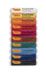 Jovi Plastilina Reusable and Non-Drying Modeling Clay; .5 oz. Rolls, Set of 10 Colors, Perfect for Arts and Crafts Projects