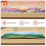 FIXSMITH Canvas Boards for Painting 5x7 Inch, Super Value 24 Pack Mini Canvases, White Blank Canvas Panels, 100% Cotton Primed, Painting Art Supplies