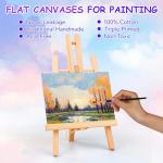 FUMILE Canvas Boards for Painting 5x7 Inch, 84 Pack Small Canvases Value Pack, Primed Acid-Free Blank Canvas Panels for Beginners & Artist, Painting Canvas for Classroom and Painting Parties., White