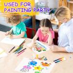 FUMILE Canvas Boards for Painting 5x7 Inch, 84 Pack Small Canvases Value Pack, Primed Acid-Free Blank Canvas Panels for Beginners & Artist, Painting Canvas for Classroom and Painting Parties., White