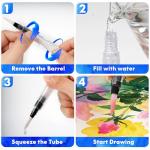 ThEast 24 Watercolor Brush Pens with 2 Refillable Blending Brushes - Flexible Real Nylon Brush Tip Watercolor Markers for Coloring & Journaling & Calligraphy, Art Supplies