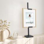 Americanflat Adjustable Tabletop Easel Stand for Picture Frames up to 28" - Ideal Picture Frame Stand to Display Art, Signs, or Photos - Use Easel Stands for Home or Events - Black