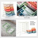 Giantex 15 Drawers Rolling Cart, Classroom Organizers, Storage Cart with Wheels, for Teacher Office Home School Supplies Tool Craft Art Paper