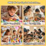 QMay Air Dry Clay 50 Colors-DIY Modeling Clay Starter Kit with Sculpting Tools, Great Gift for Artistic Kids