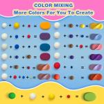 QMay Air Dry Clay 50 Colors-DIY Modeling Clay Starter Kit with Sculpting Tools, Great Gift for Artistic Kids