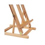 KINGART 38" High Tabletop Wooden H-Frame Studio Easel - Artists Adjustable Beechwood Painting and Display Easel, Holds Up to 22" Canvas - Portable Sturdy Table Desktop Holder Sketch Pad Stand