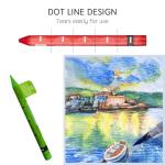 12 Colors Water Soluble Pastels, Watercolor Pastels Set for Beginners and Hobbyists, Includes Sharpener, Palette & Brush for Vibrant Art Creations (Classic)