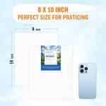 Canvas Boards for Painting 8X10-100% Cotton 10 Pack Canvas Panels for Acrylic, Oil, and Watercolor - Ideal for Artists and Hobbyists
