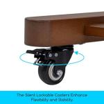 MEEDEN Extra-Large Art Painting Easel: Solid Beech Wood Artist Easel - Professional Heavy-Duty Studio Easel for Adults - Movable H Frame Floor Easel Stand for Painting Canvas up to 79"