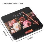 48 Premium Colored Pencils for Adult Coloring,Artist Soft Series Lead Cores with Vibrant Colors,Professional Oil Based Colored Pencils,Coloring Pencils for Adults and Kids, Metal Box Packing