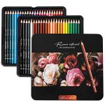48 Premium Colored Pencils for Adult Coloring,Artist Soft Series Lead Cores with Vibrant Colors,Professional Oil Based Colored Pencils,Coloring Pencils for Adults and Kids, Metal Box Packing