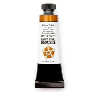 Daniel Smith Extra Fine Gouache 15ml Tubes Yellow Ochre 15 ml