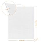 5 Packs Canvas for Painting 8 x 10 Inch, Koncci Cotton Acid-Free Blank Canvas Board for Acrylic Paint, Oil Paint & Wet Water Art Media, Kids Hobby Painters and Beginners