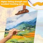 5 Packs Canvas for Painting 8 x 10 Inch, Koncci Cotton Acid-Free Blank Canvas Board for Acrylic Paint, Oil Paint & Wet Water Art Media, Kids Hobby Painters and Beginners