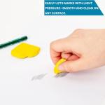 Ouksma 24 Pack Kneaded Erasers,Colorful Drawing Art Moldable Kneaded Sketching Erasers for Artists Blend, Shade, Smooth(24,Colored Eraser)