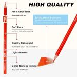 KALOUR Premium Colored Pencils for Adult Coloring Book,Set of 50 Colors,with Zipper Slot Pencil Case,Soft Core,Ideal for Layering Blending,for Artists Beginners