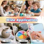 Small Paint Brushes Bulk 120 Pcs - Flat & Round Tip for Acrylic Watercolor Canvas Face Painting, Kids Classroom Art Supplies & Touch Up Kits