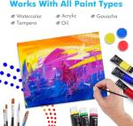 Gotideal Canvas Boards for Painting, 24pcs 16x20 Primed Canvas for Painting, Bulk Painting Canvas for Kids and Adults, White Blank Canvas Panels for Acrylic, Oil, Pour Art Supplies