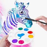 6 Pack Paint Tray Palettes, Plastic Paint Pallet for Kids Art Painting Palette for Painting or DIY Craft Class, White