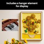 LEGO Art Vincent Van Gogh – Sunflowers Building Set for Adults - Home Decor Idea - Brick Built Painting - Gift for Birthdays - 31215