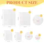 WYKOO Watercolor Paper Sheet Bulk, 7 Sizes 5"x7", 8" x 8", 9" x 12" etc, Water Color Paper for Most Wet and Dry Media, Ideal for Beginning Artists Adults Drawing Craft (Mix 65 Sheets)