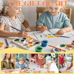 WYKOO Watercolor Paper Sheet Bulk, 7 Sizes 5"x7", 8" x 8", 9" x 12" etc, Water Color Paper for Most Wet and Dry Media, Ideal for Beginning Artists Adults Drawing Craft (Mix 65 Sheets)