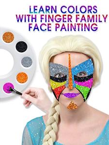 Learn Colors With Finger Family Face Painting