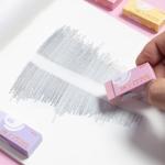 M&G 24 Pcs Pencil Erasers, Assort Color Rectangular Writing Erasers for School Office, Art Erasers for Drawing (Macarons)